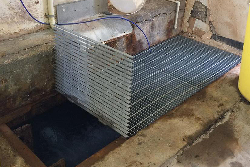 Welding & Fabrication Project: Replaced steel grating at Jewish Community Center